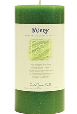 Crystal Journey Pillar 3x6 Candle-Money