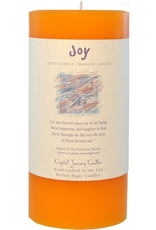 Crystal Journey Pillar 3x6 Candle-Joy