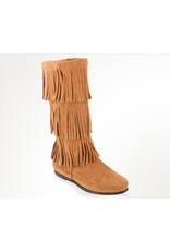 Minnetonka Calf Hi 3-Layer Fringe Boot