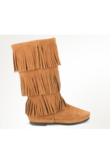 Minnetonka Calf Hi 3-Layer Fringe Boot