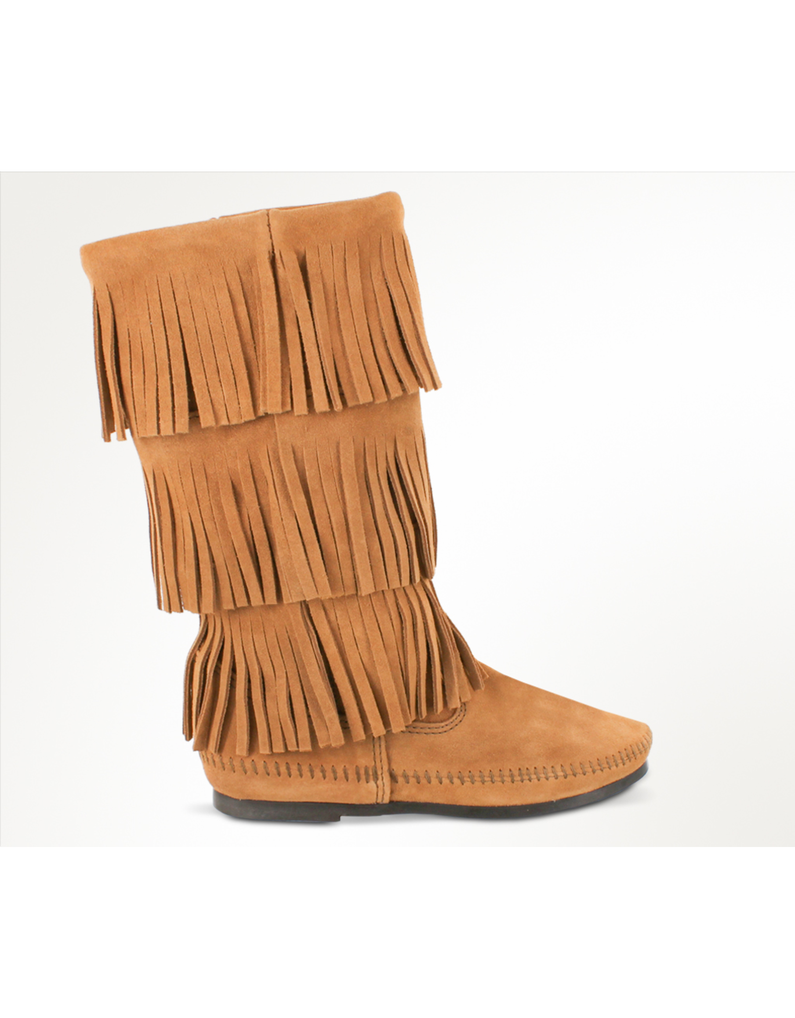 Minnetonka Calf Hi 3-Layer Fringe Boot