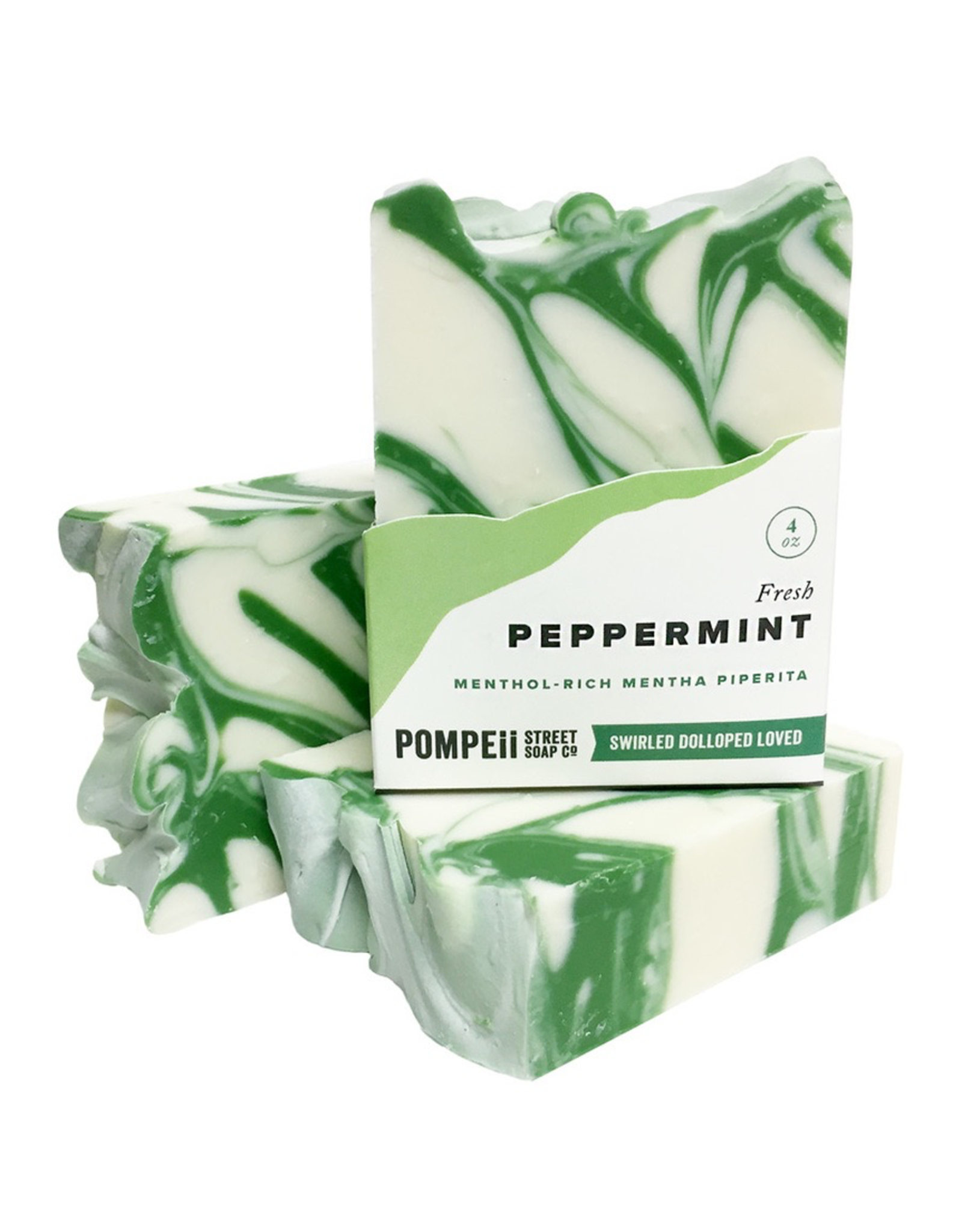 Pompeii Peppermint Soap 4 oz.