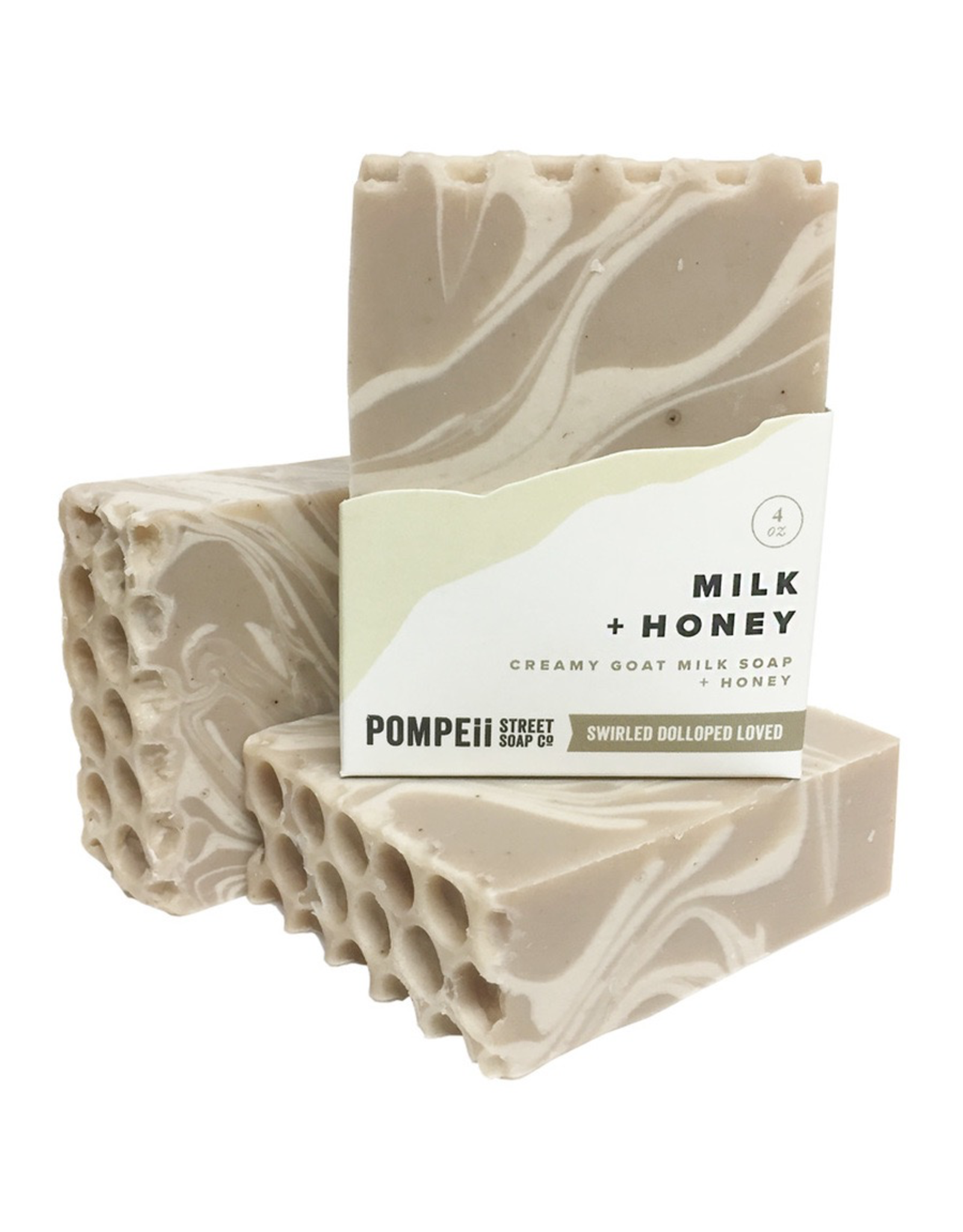 Pompeii Milk & Honey Soap 4 oz.