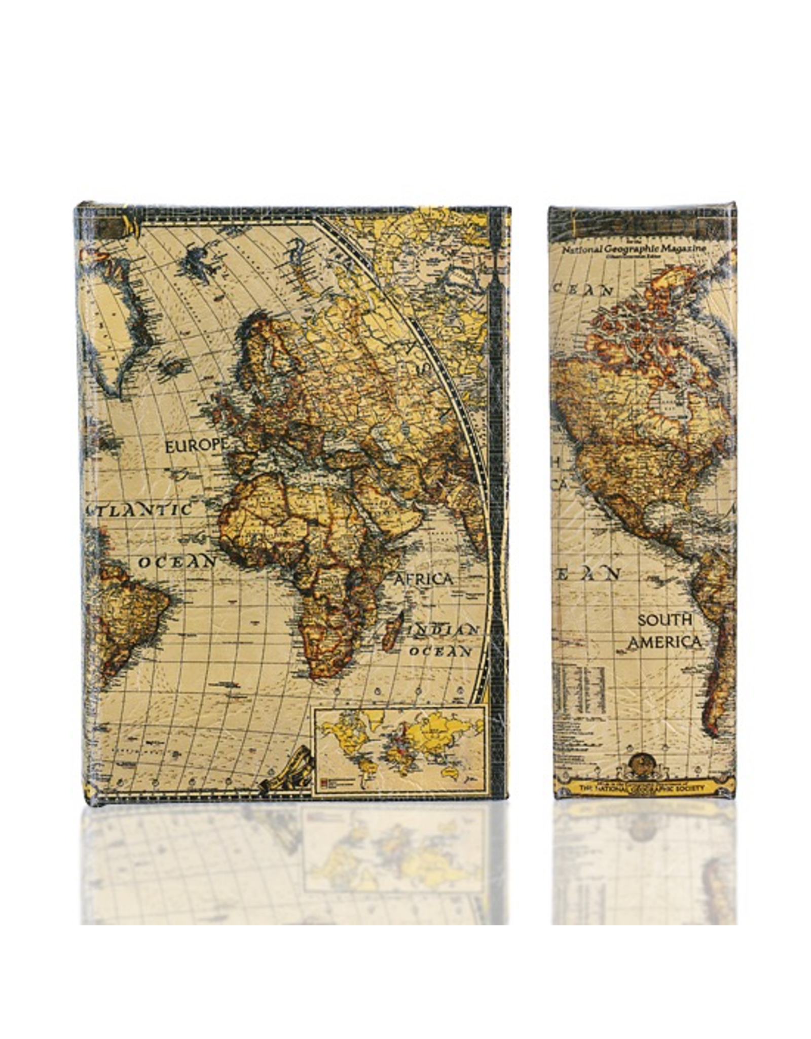 Enchanted Boxes Map Safe Book Box
