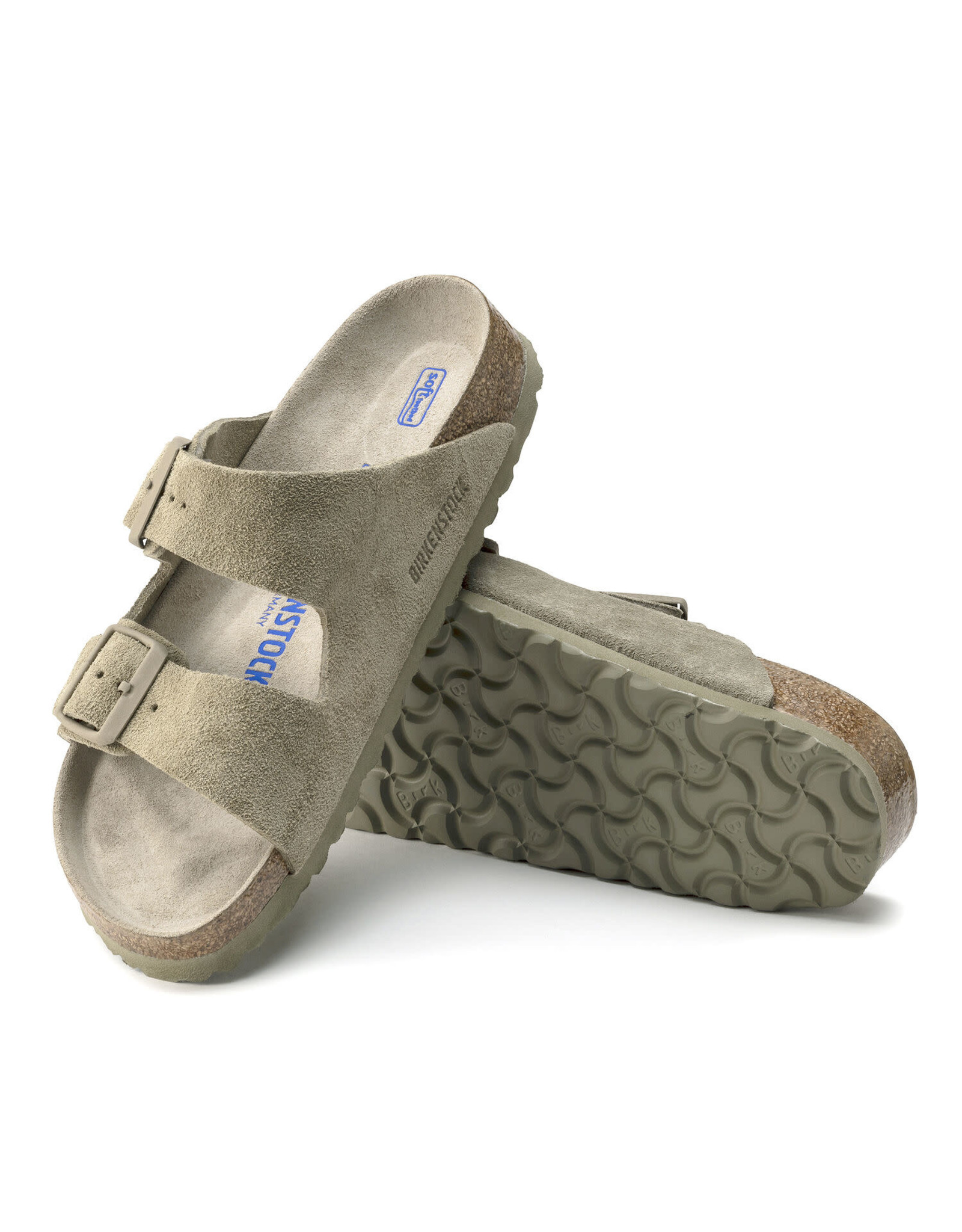 Birkenstock Arizona Suede Soft Footbed Sandal