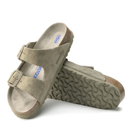 Birkenstock Arizona Suede Soft Footbed Sandal