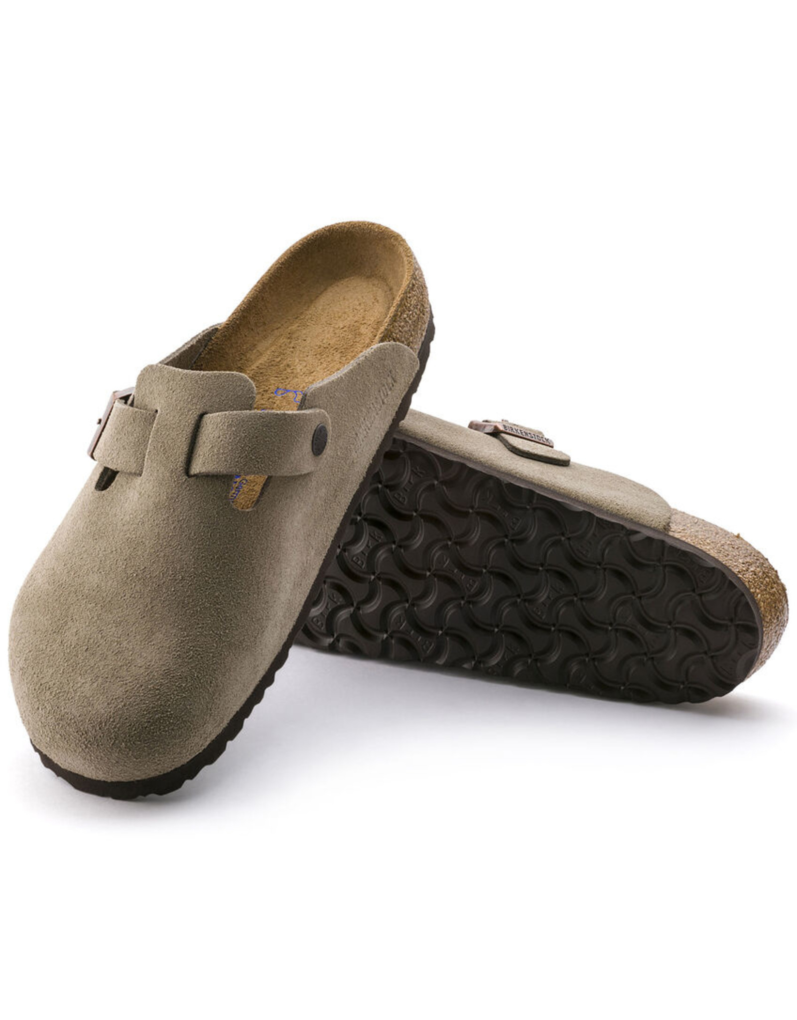 Birkenstock Boston Suede Soft Footbed Clog