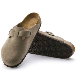 Birkenstock Boston Suede Soft Footbed Clog