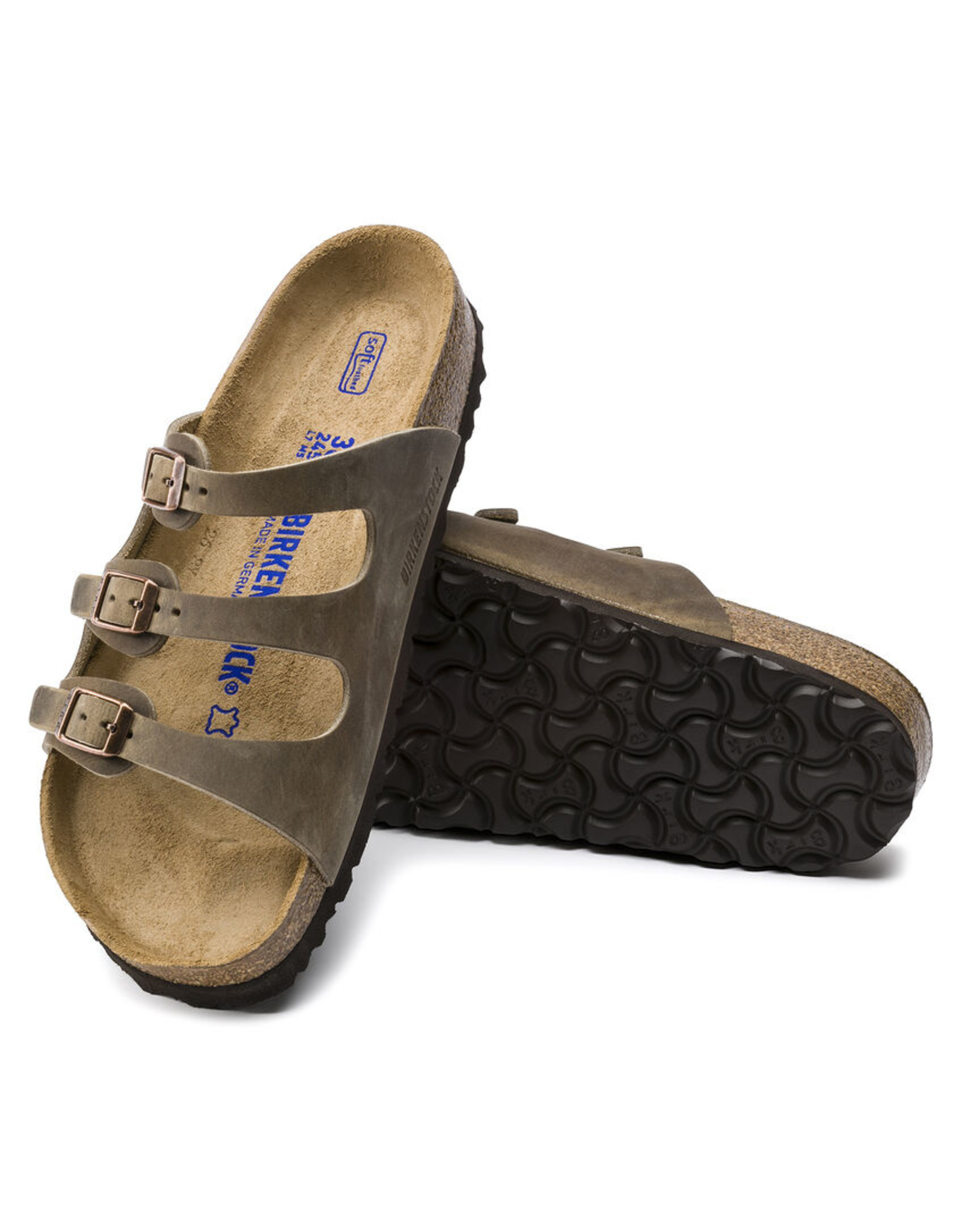 Birkenstock Florida Oiled Leather Soft Footbed Sandal