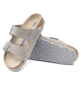 Birkenstock Arizona Suede Soft Footbed Sandal