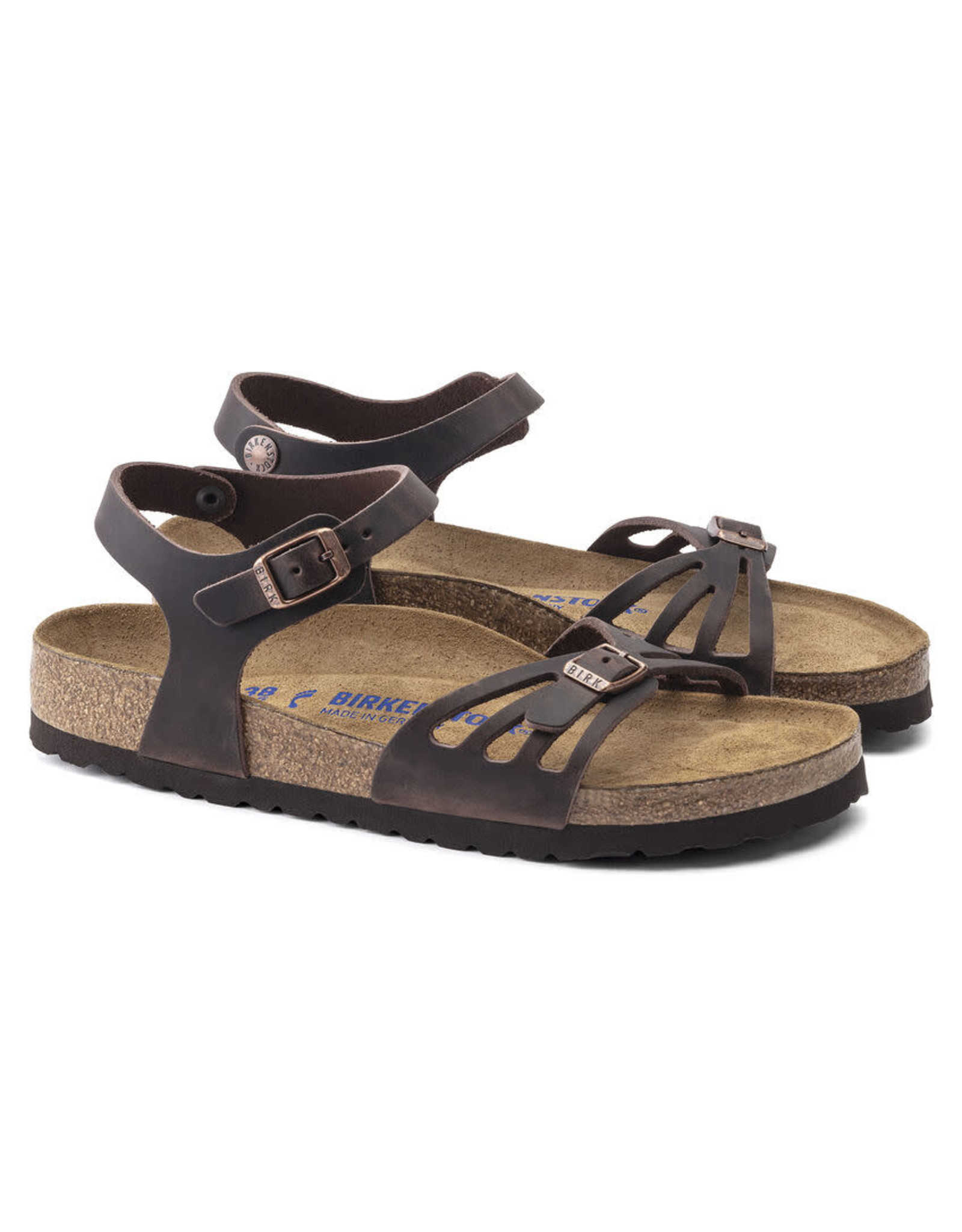 Birkenstock Bali Oiled Leather Soft Footbed Sandal