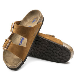 Birkenstock Arizona Suede Soft Footbed Sandal