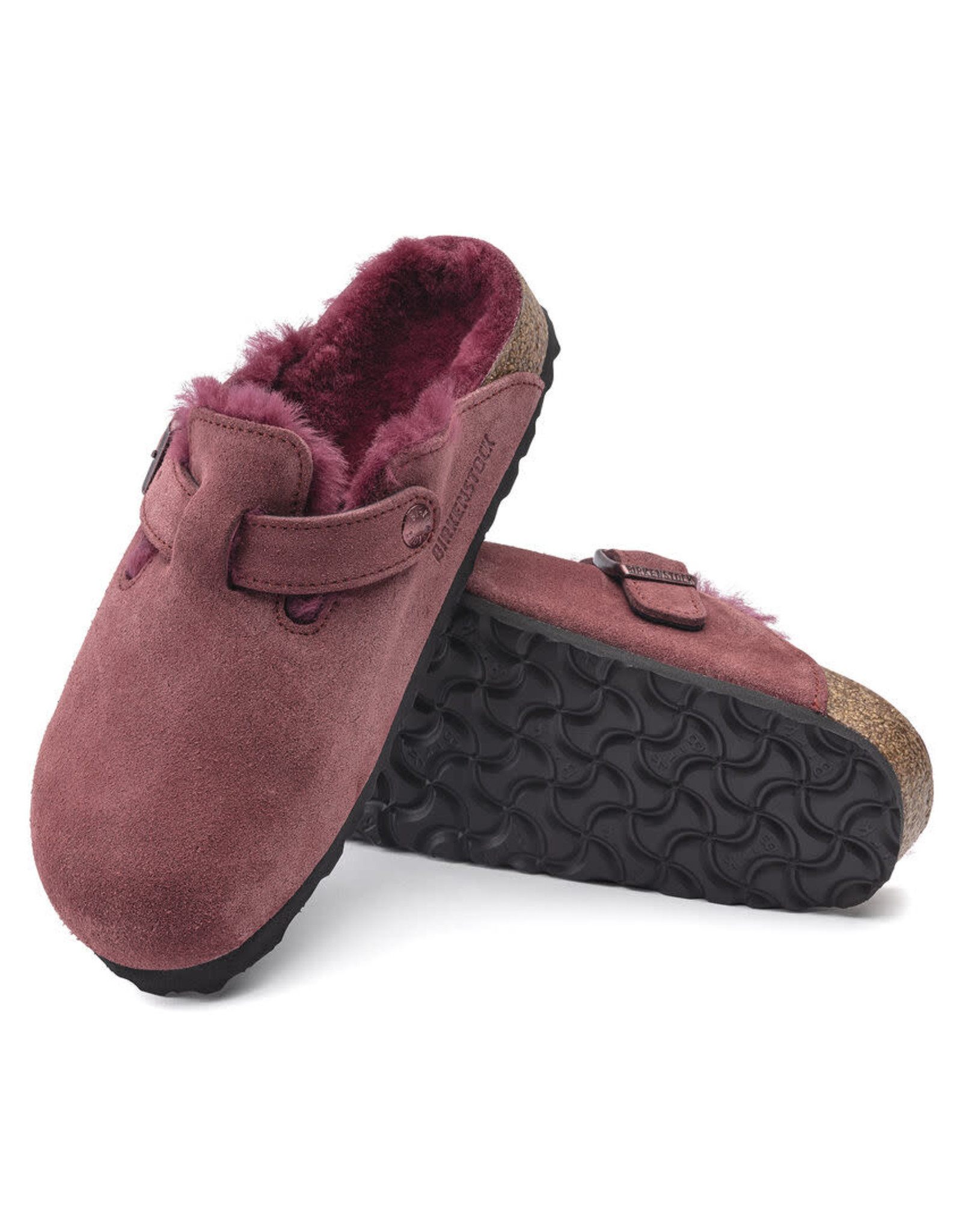 Birkenstock Boston Suede Shearing Clog