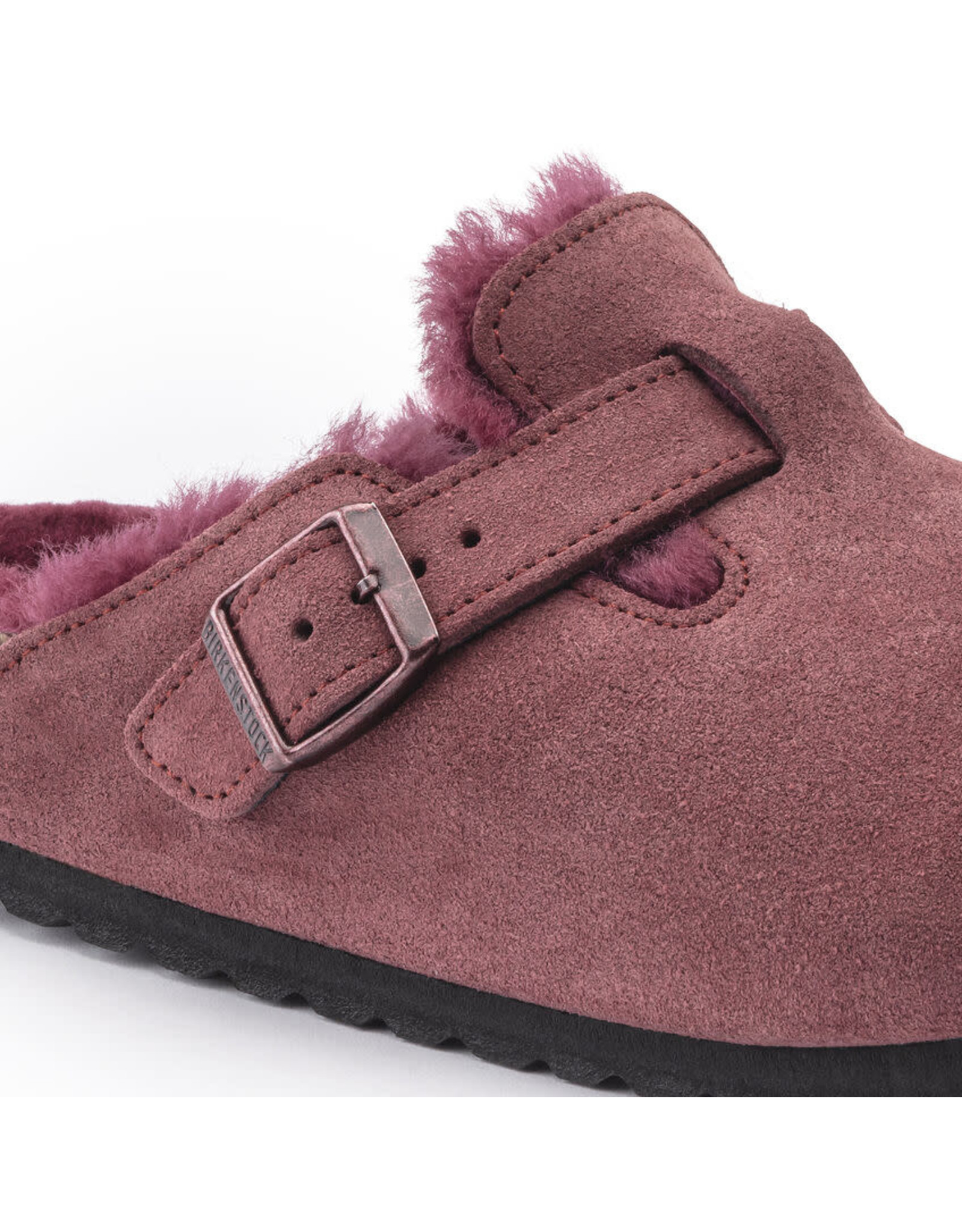 Birkenstock Boston Suede Shearing Clog