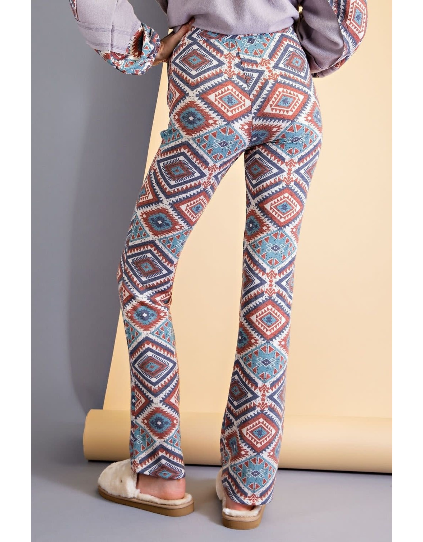 Easel Aztec Print Lounge Pants