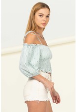HYFIVE Limitlessly Cute Off the Shoulder Blouse