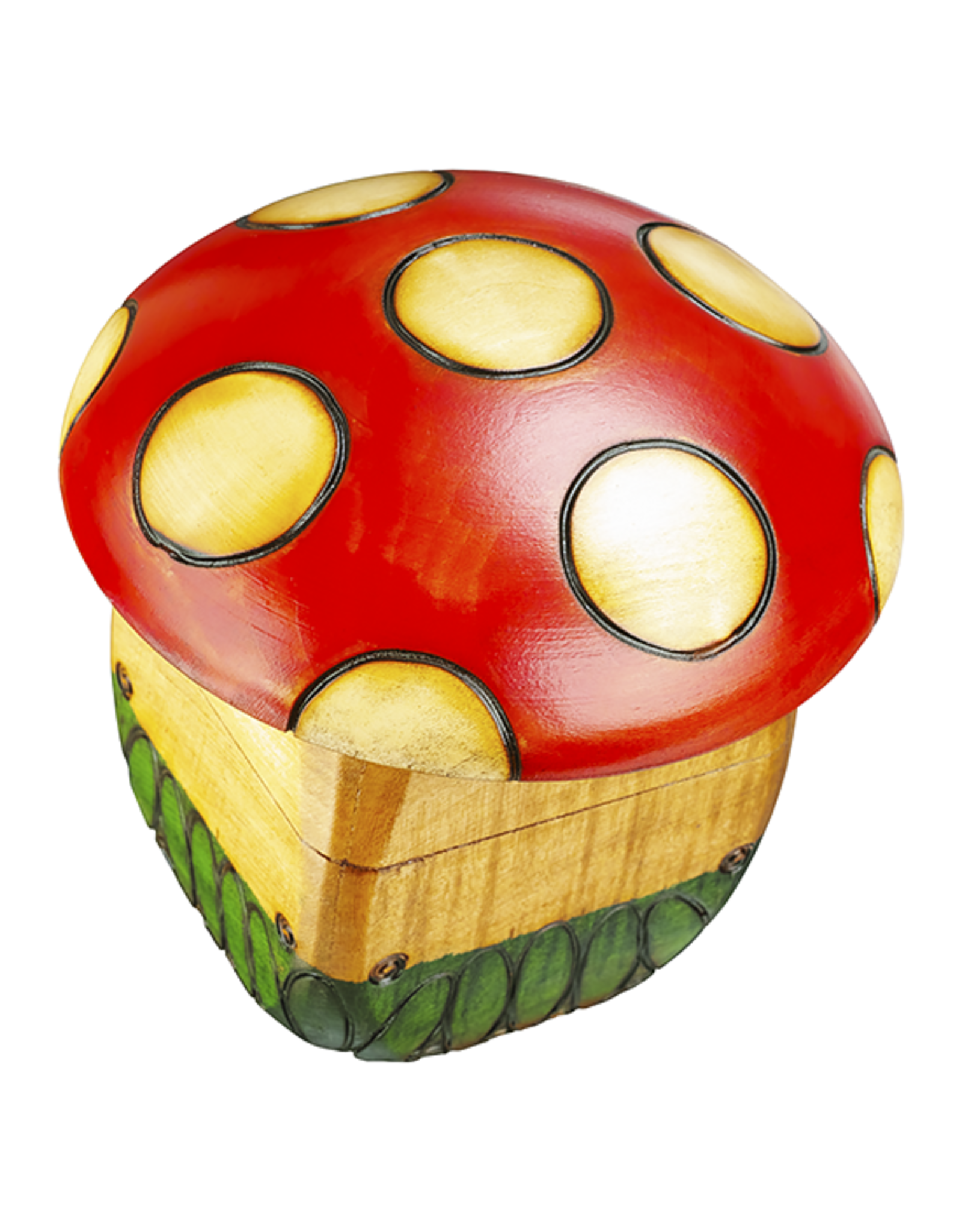 Enchanted Boxes Toadstool Mushroom Wood Box