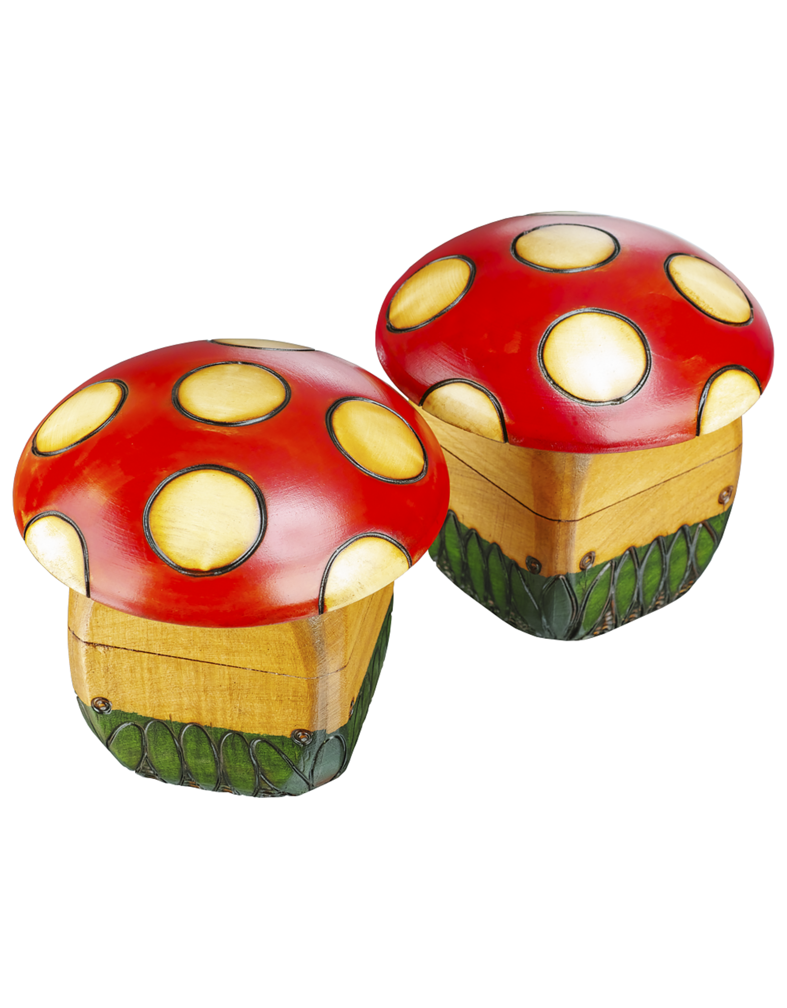 Enchanted Boxes Toadstool Mushroom Wood Box