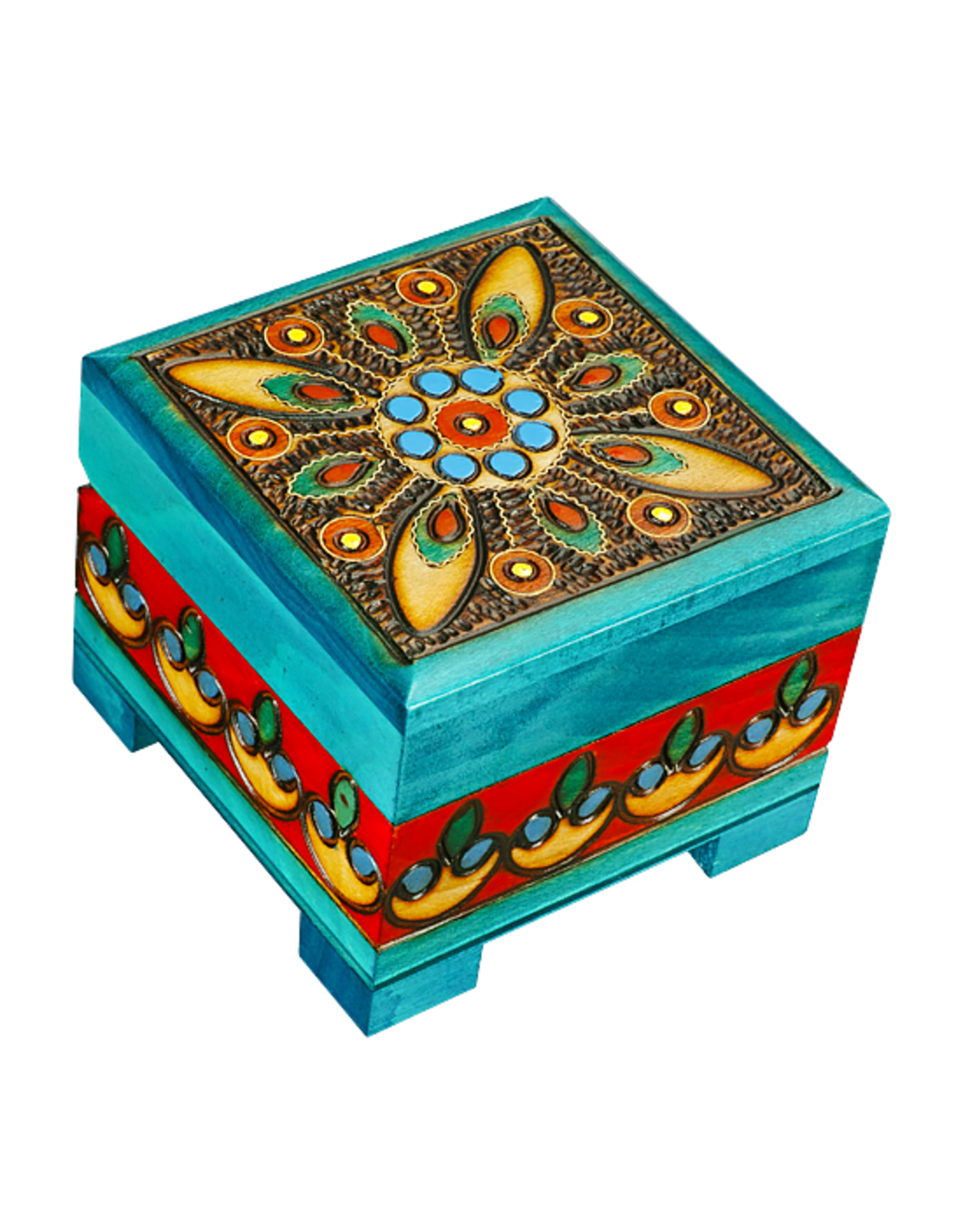 Enchanted Boxes Folk Fantasy Polish Wood Box