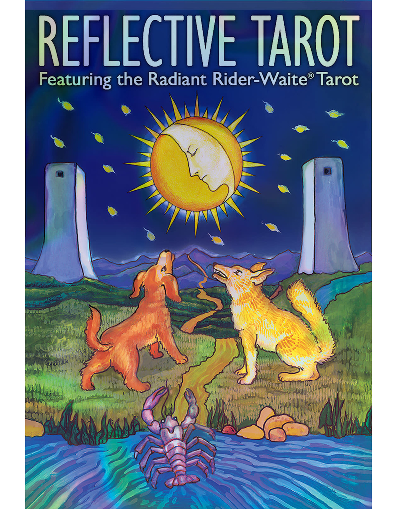 US Games Reflective Tarot Featuring The Radiant Rider Waite Tarot Pocket Size