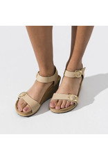 Birkenstock Soley Nubuck Leather Wedge Sandal