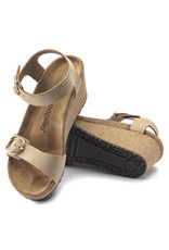 Birkenstock Soley Nubuck Leather Wedge Sandal