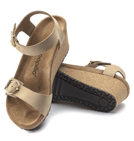 Birkenstock Soley Nubuck Leather Wedge Sandal