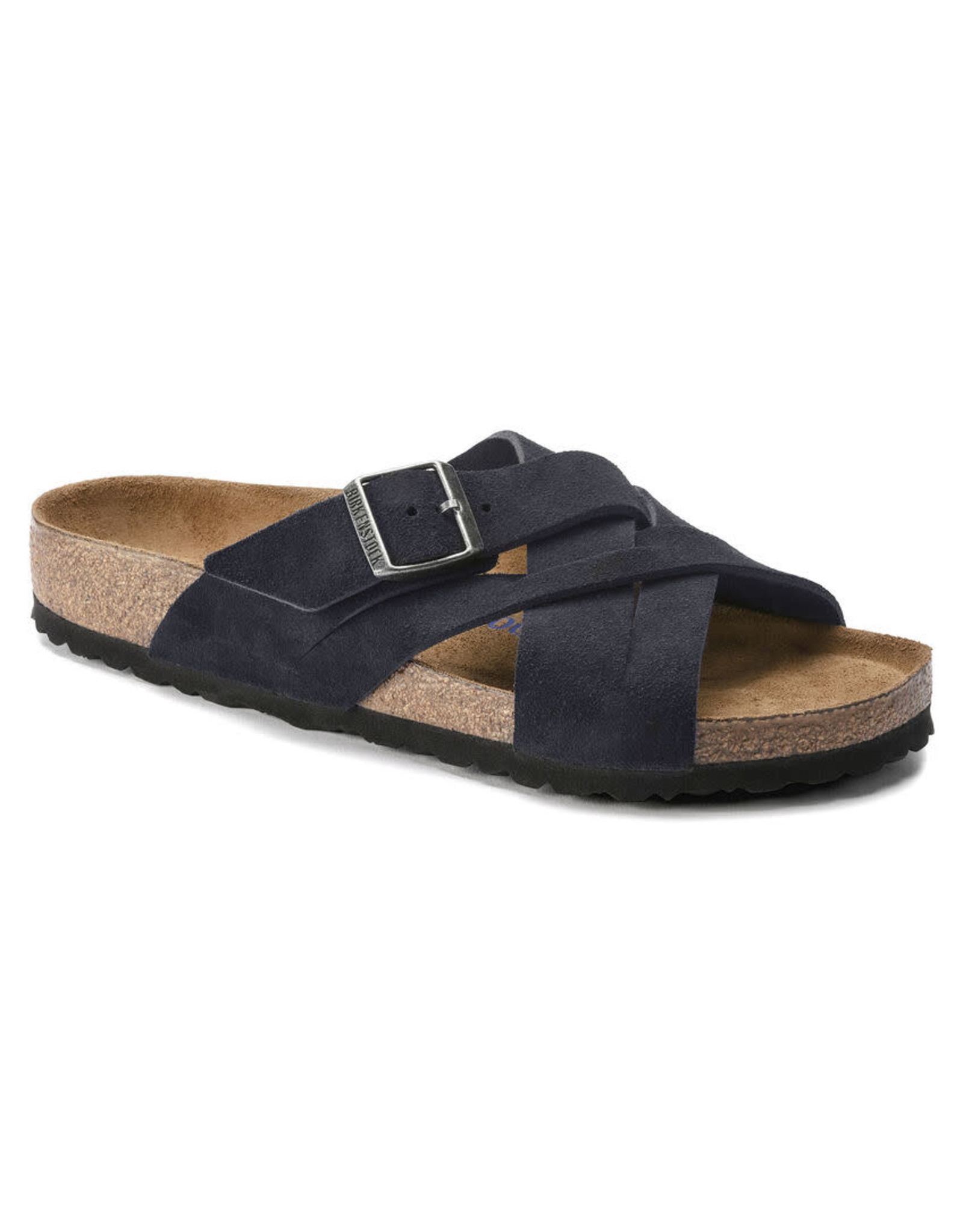 Birkenstock Lugano Suede Soft Footbed Sandal