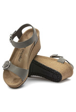 Birkenstock Soley Nubuck Leather Wedge Sandal