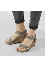 Birkenstock Soley Nubuck Leather Wedge Sandal