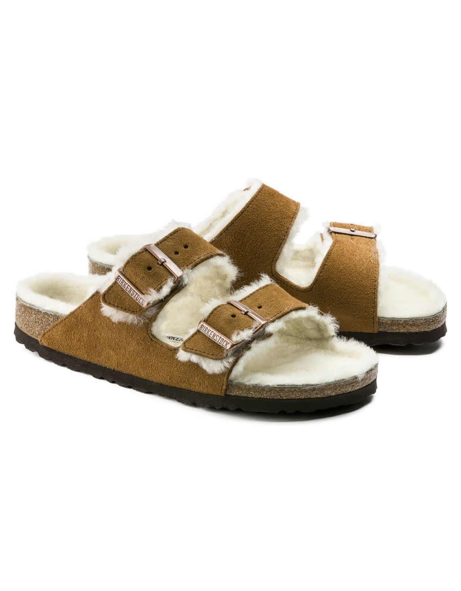 Birkenstock Arizona Suede with Shearling Fur Lining