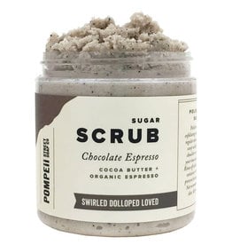 Pompeii Sugar Scrub Chocolate Espresso 10 oz.