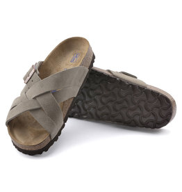 Birkenstock Lugano Suede Soft Footbed Sandal