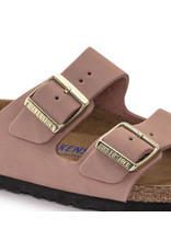 Birkenstock Arizona Nubuck Leather Soft Footbed Sandal