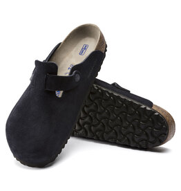 Birkenstock Boston Clog Suede Soft Footbed