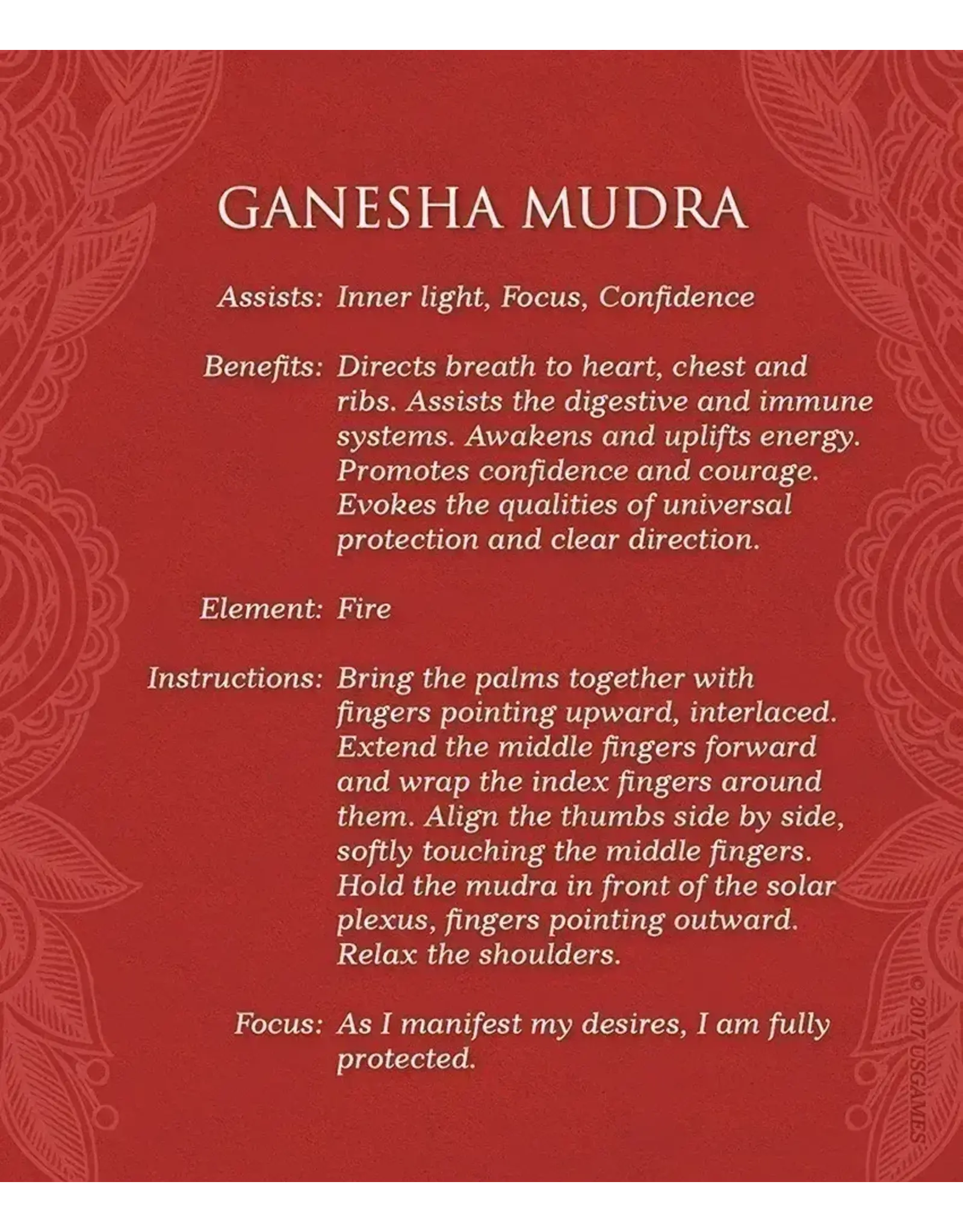 US Games Mudras for Awakening