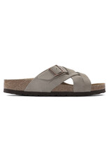 Birkenstock Lugano Suede Soft Footbed Sandal