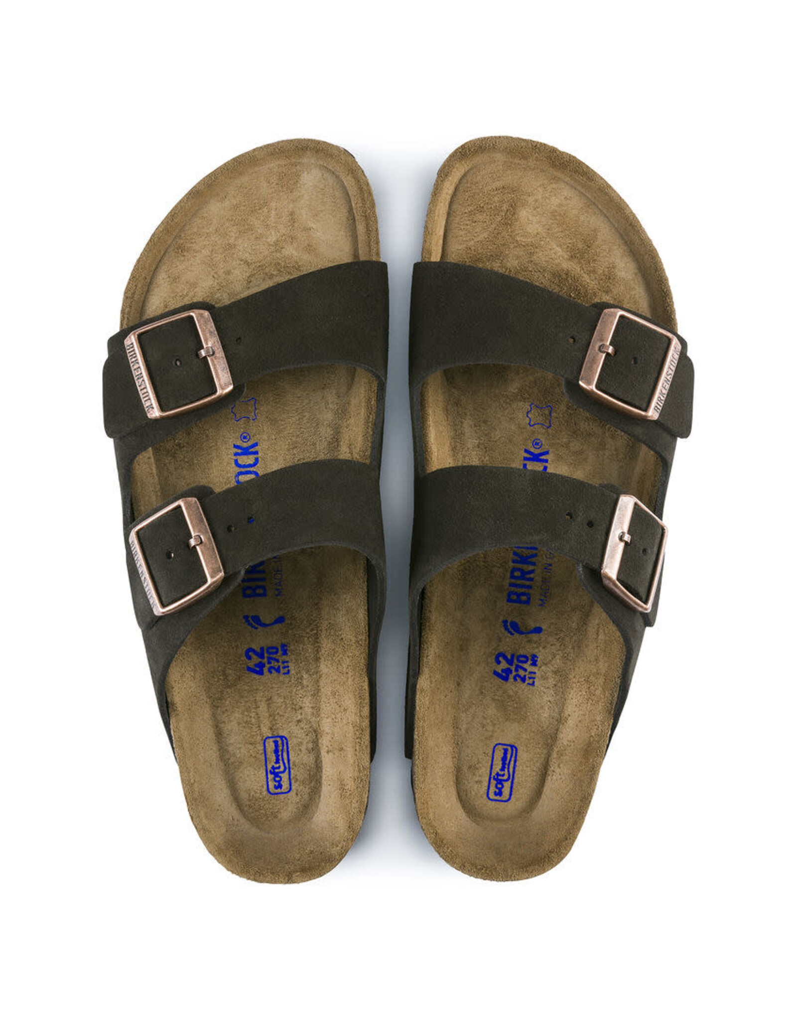 Birkenstock Arizona Suede Sandal Soft Footbed