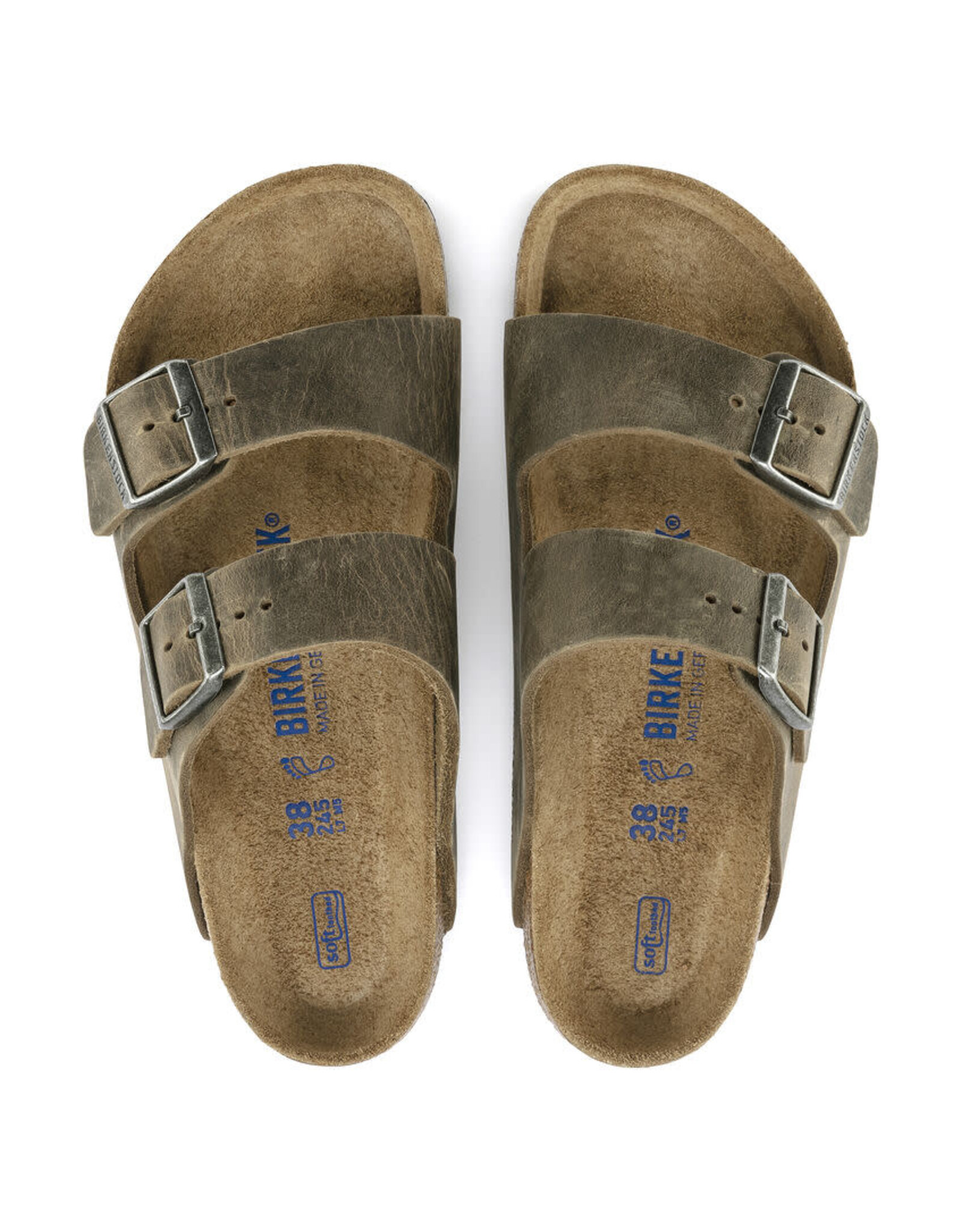 Birkenstock Arizona Sandal Oiled Leather Soft Footbed