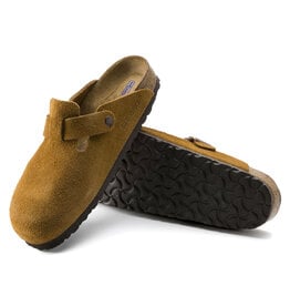 Birkenstock Boston Suede Soft Footbed Clog