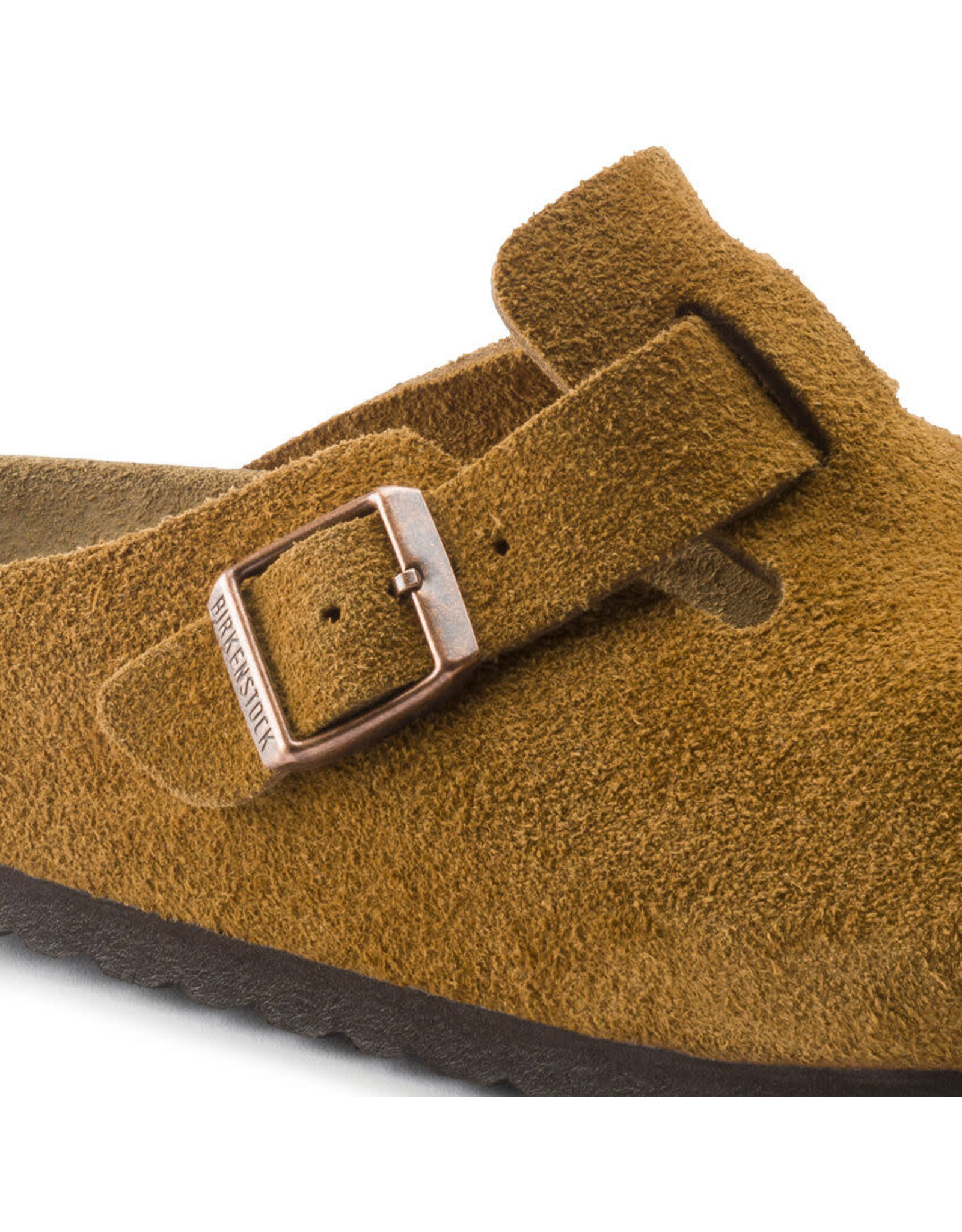 Birkenstock Boston Suede Soft Footbed Clog