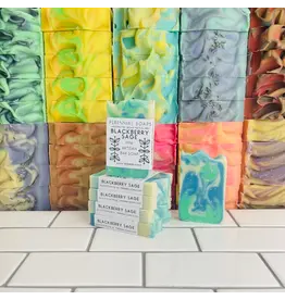 Perennial Soaps Mini Blacberry Sage Bar Soap