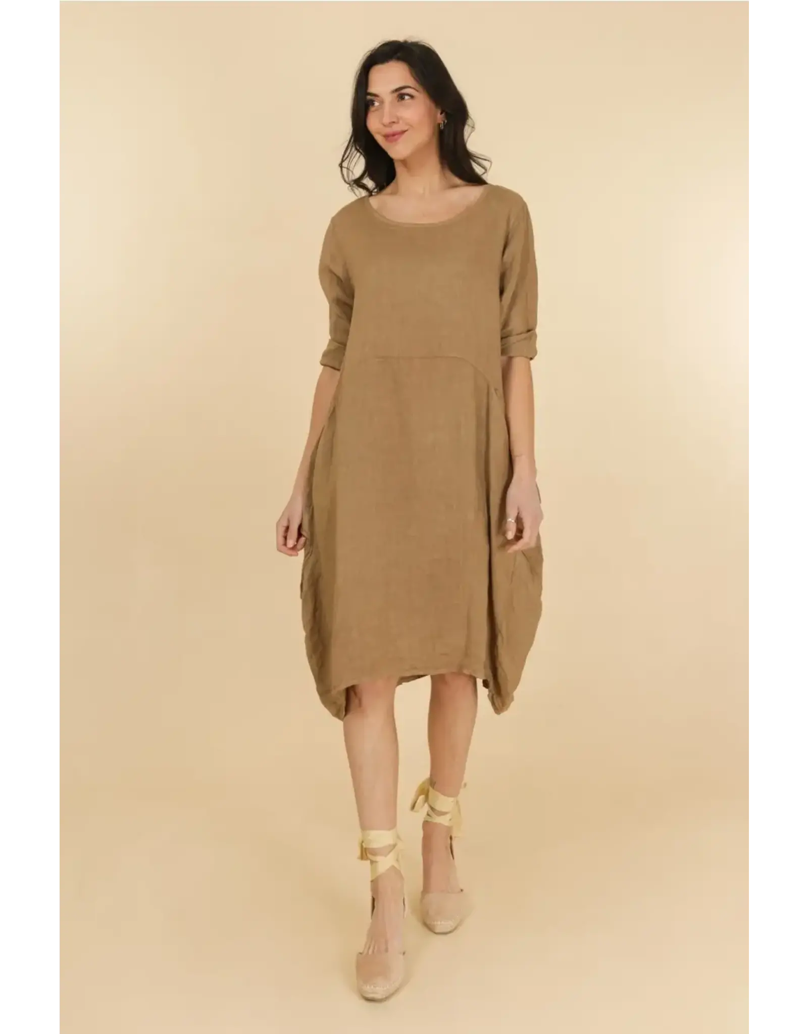 La Maison Linen Dress with Pocket