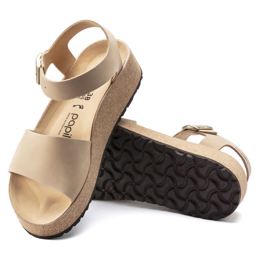 ビルケンシュトック　Papillio Glenda 24.5 （ほぼ新品） Papillio by Birkenstock Wedge Sandal - Glenda - QVC.com