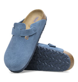 Birkenstock Boston Clog Suede Soft Footbed