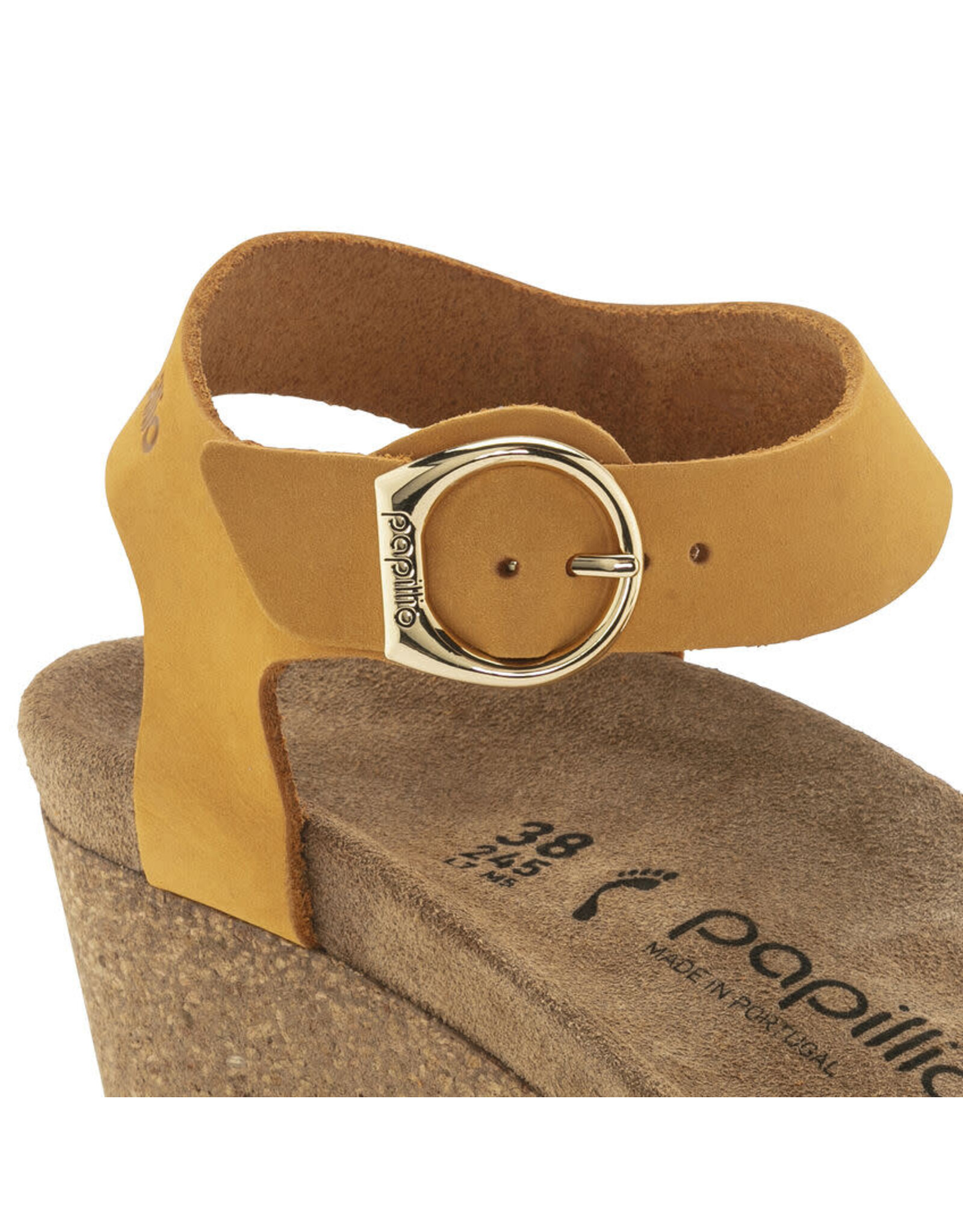 Birkenstock Soley Nubuck Leather Wedge Sandal