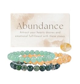 Earth's Elements 8mm Stone Intention Bracelet-Abundance