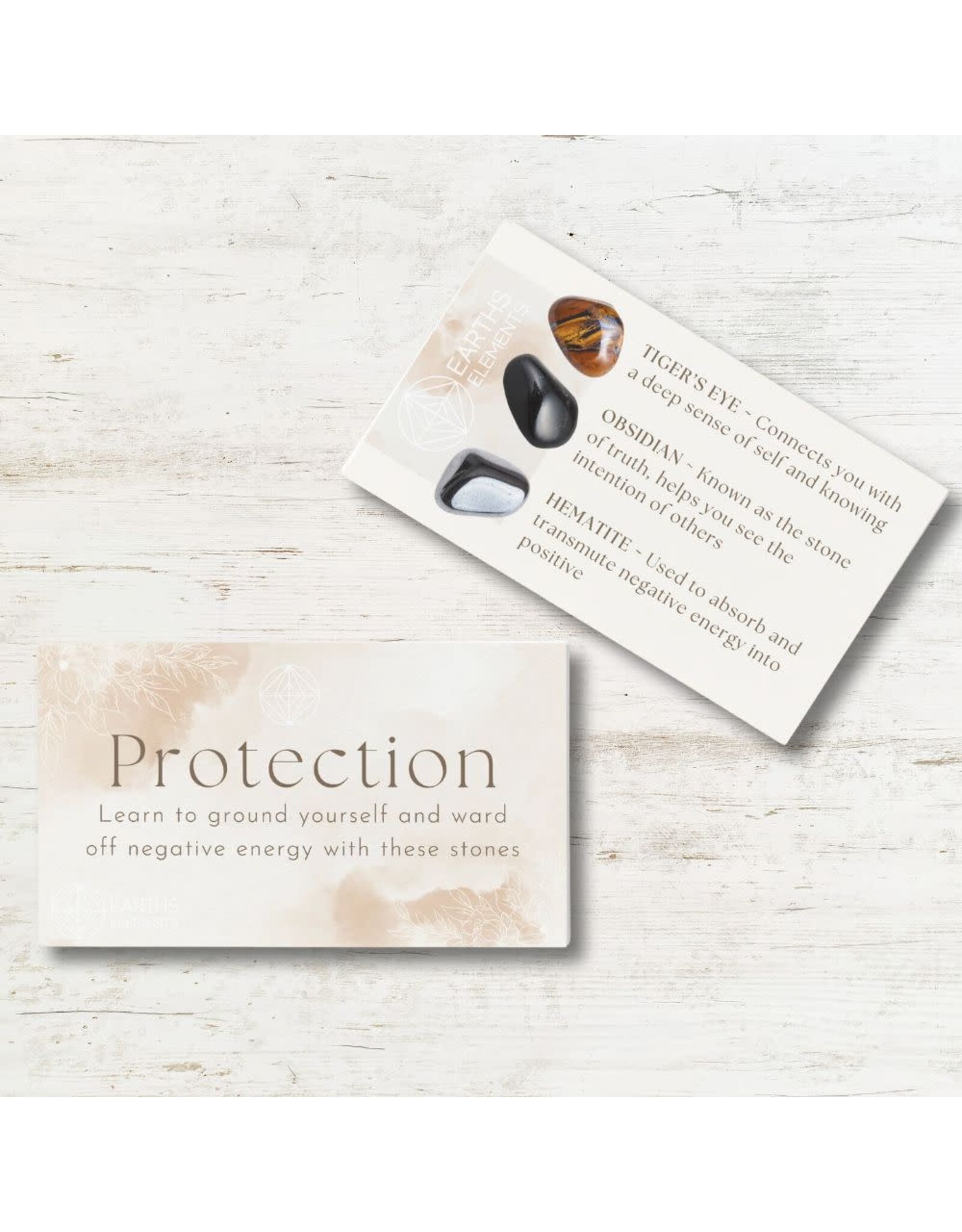 Earth's Elements 8mm Stone Intention Bracelet-Protection