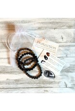 Earth's Elements 8mm Stone Intention Bracelet-Protection
