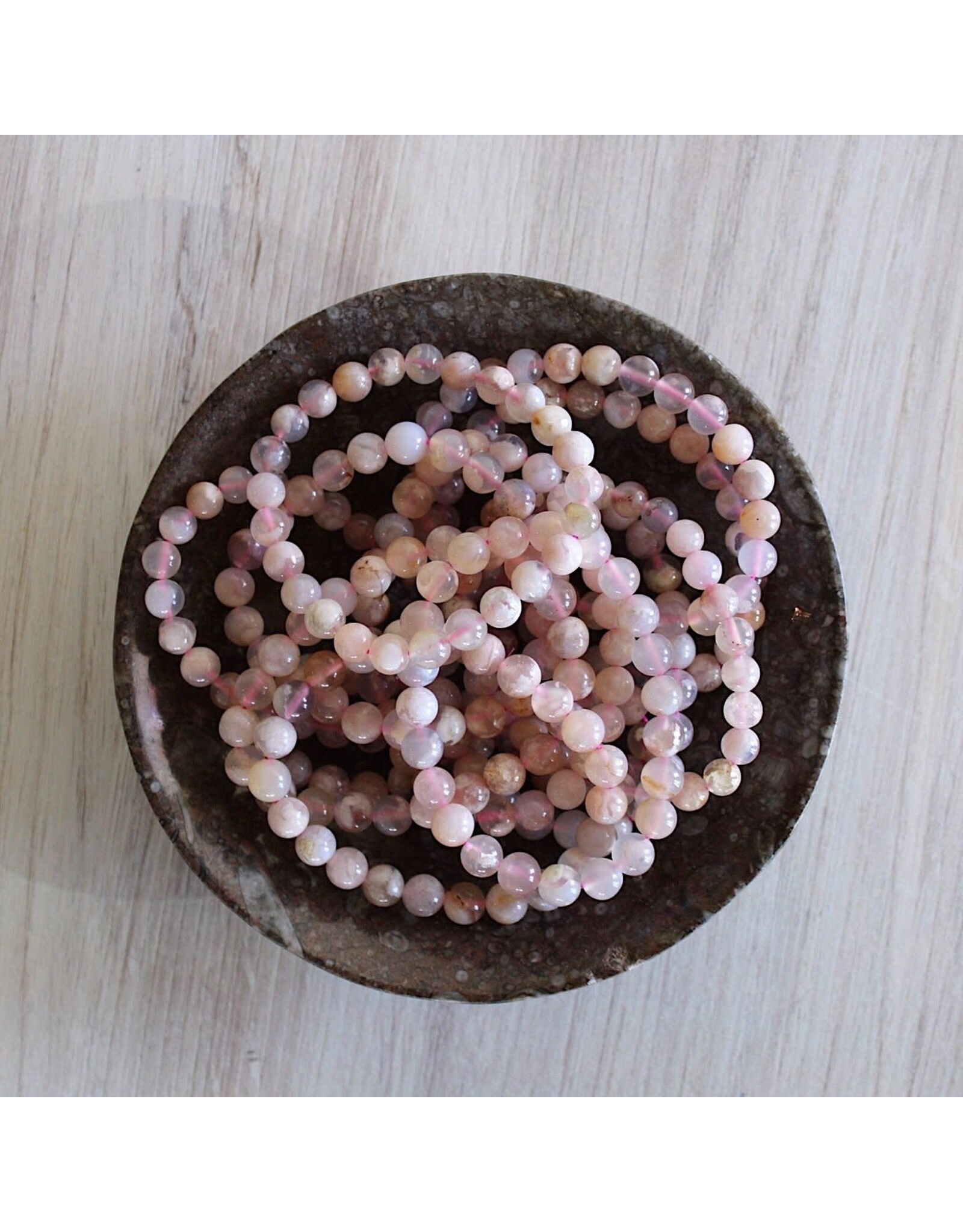 Flower Agate Stretchy Bracelets Flower Agate Stretchy Bracelets